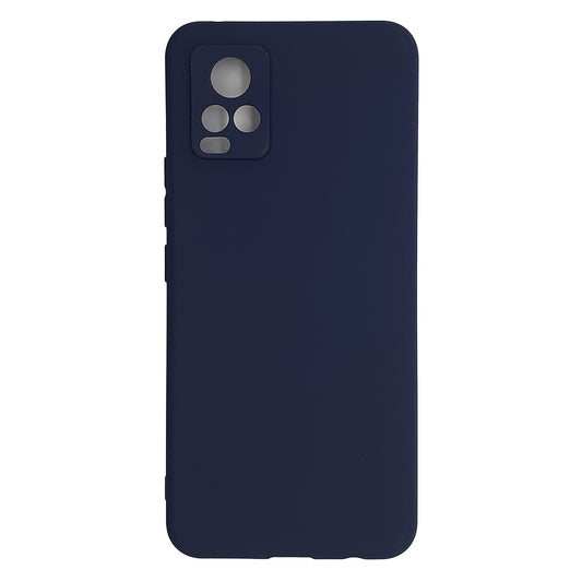 Vivo V20 Silicone back Cover Slim Magic TPU Case Blue