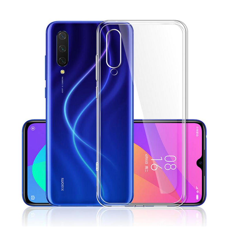 Transparent Clear Slim Case for New Mi A3