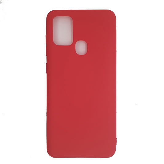 Samsung A21s Silicone back Cover Slim Magic TPU Case Red