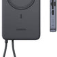 UGREEN Magflow Air 10000mAh 30W Qi2 Aluminium Alloy Magnetic Wireless Power Bank Built-in Cable Grey – Model PB570 – Portable Fast Charging Battery Pack for Smartphones, Tablets, Laptops and USB-Powered Devices
