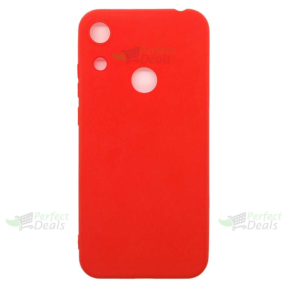 Huawei Y6s Silicone back Cover Slim Magic TPU Case Red