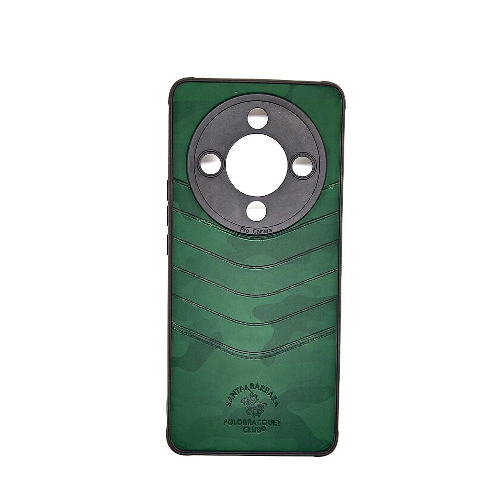 HONOR X9b POLO clothe texture case velvet Back Cover Green