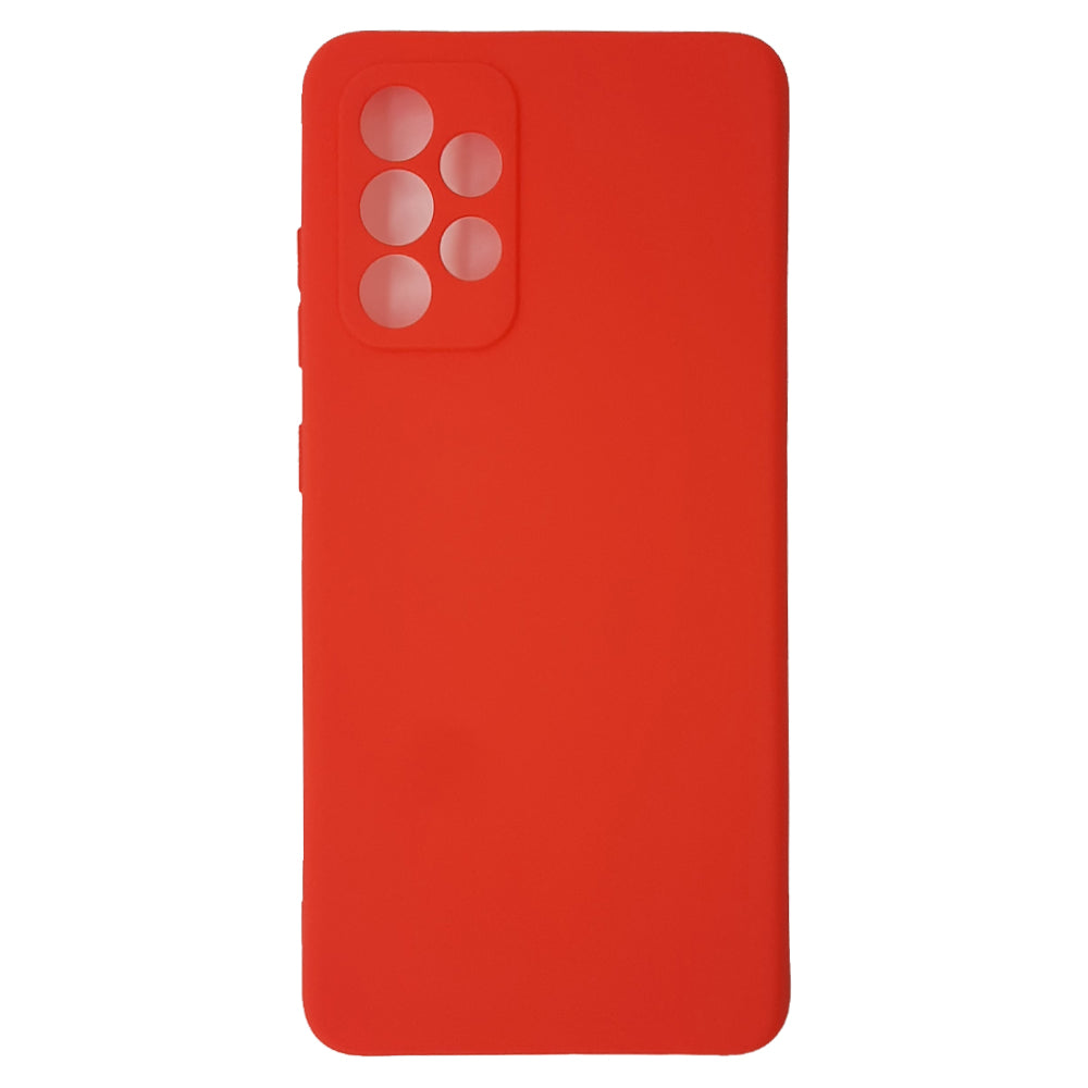 Samsung A52 Silicone back Cover Slim Magic TPU Case Red