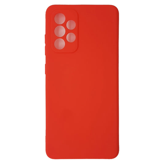 Samsung A52 Silicone back Cover Slim Magic TPU Case Red