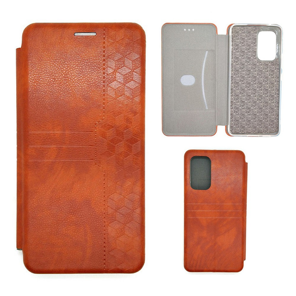 Samsung A73 Leather Pouch Case Premium Leather texture full cover