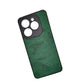 TECNO POP 8 POLO clothe texture case velvet Back Cover Green