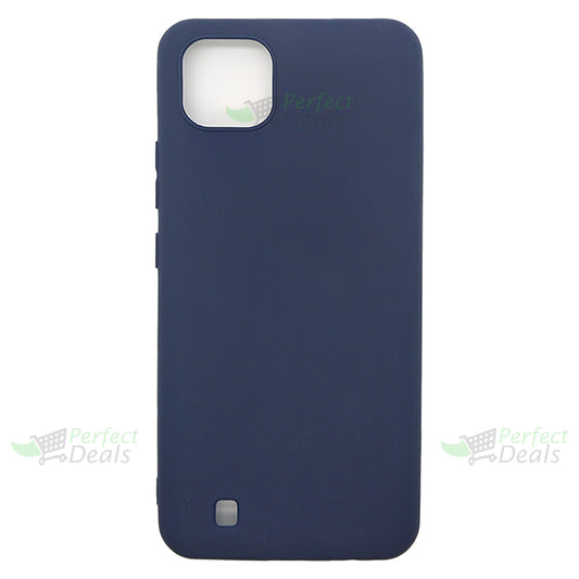 Realme C20 Silicone back Cover Slim Magic TPU Case Blue