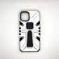 iPhone 11 Pro Shockproof Armour Magnet Car holder Military Grade Case White