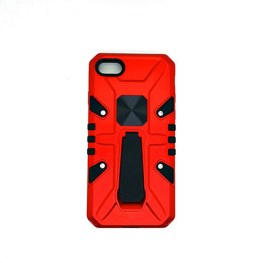 iPhone 7 Shockproof Armour Magnet Car holder Military Grade Case Red