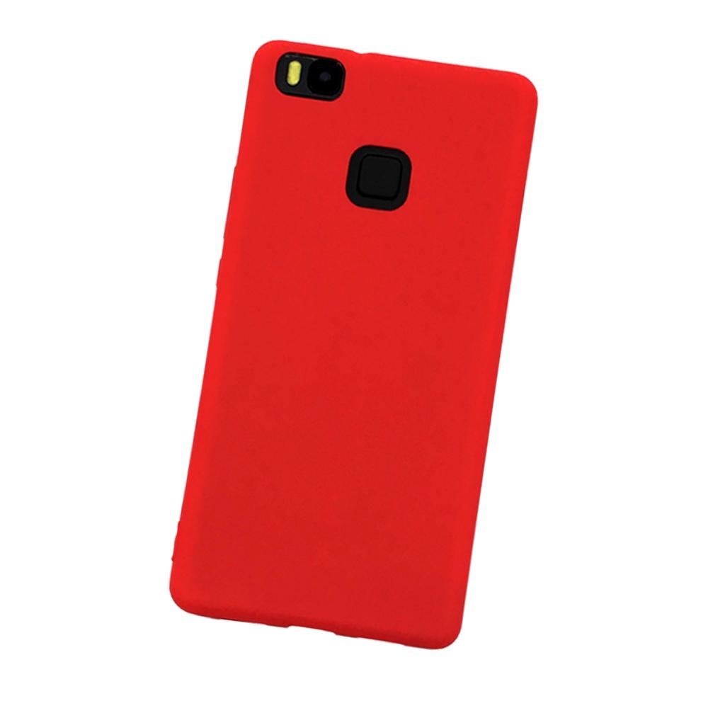 Huawei P9 Lite Silicone back Cover Slim Magic TPU Case Red