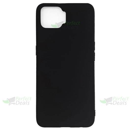 OPPO F17 Silicone back Cover Slim Magic TPU Case Black