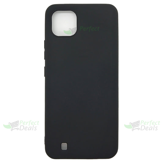 Realme C20 Silicone back Cover Slim Magic TPU Case Black