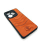 TECNO POP 8 POLO clothe texture case velvet Back Cover Orange