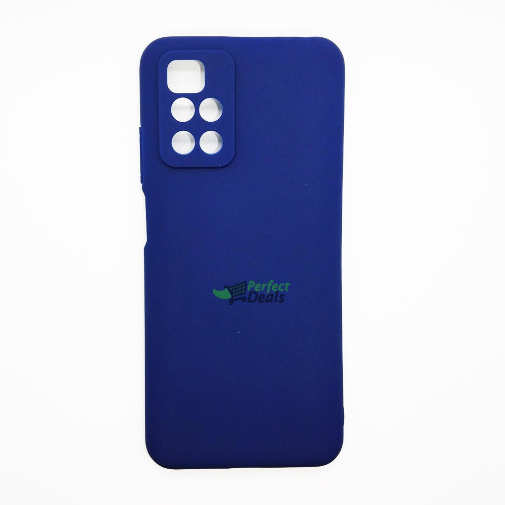 Redmi 10 Silicone back Cover Slim Magic TPU Case Blue