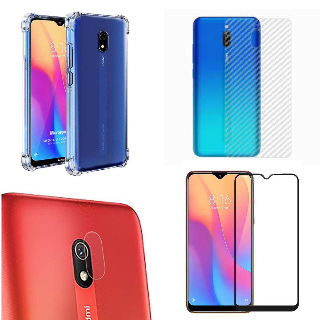 4in1 Protection pack for Redmi 8A