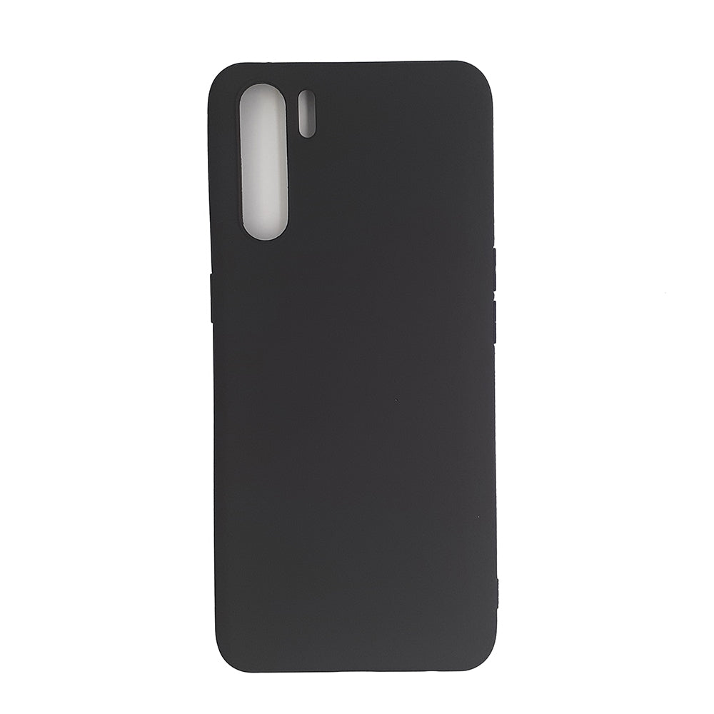 OPPO F15 Silicone back Cover Slim Magic TPU Case Black