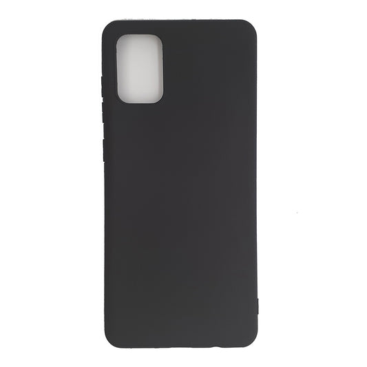 Samsung A71 Silicone back Cover Slim Magic TPU Case Black