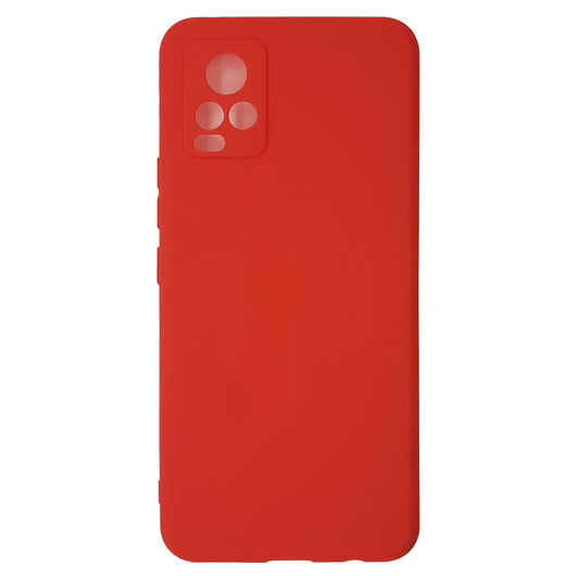 Vivo V20 Silicone back Cover Slim Magic TPU Case Red