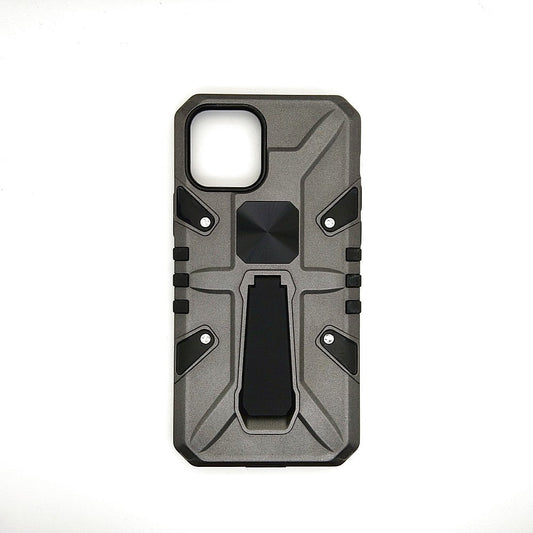 iPhone 12 Pro Shockproof Armour Magnet Car holder Military Grade Case Grey