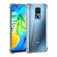 AntiShock Clear Back Cover Soft Silicone TPU Bumper case for Redmi Note 9