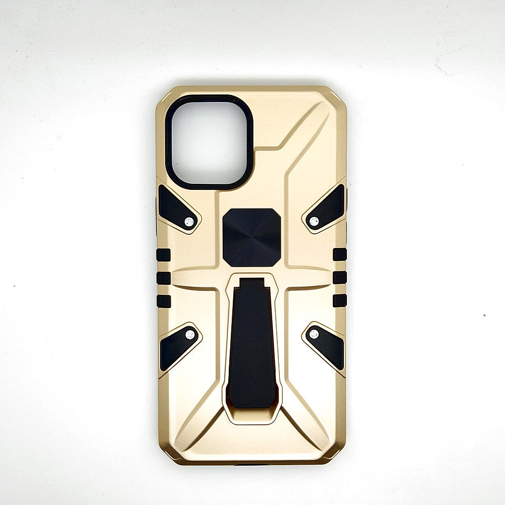 iPhone 12 Pro Max Shockproof Armour Magnet Car holder Military Grade Case Gold