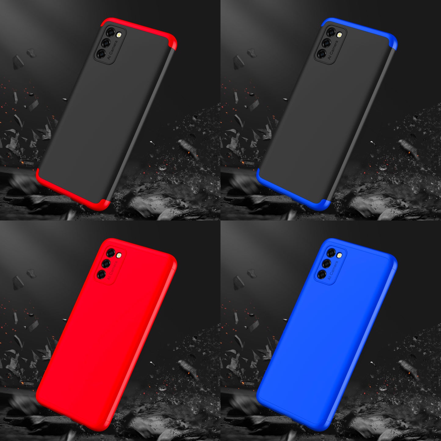 Original GKK Dual Tone 360º Case for Samsung A02s