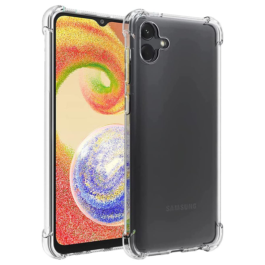 AntiShock Clear Back Cover Soft Silicone TPU Bumper case for Samsung A04