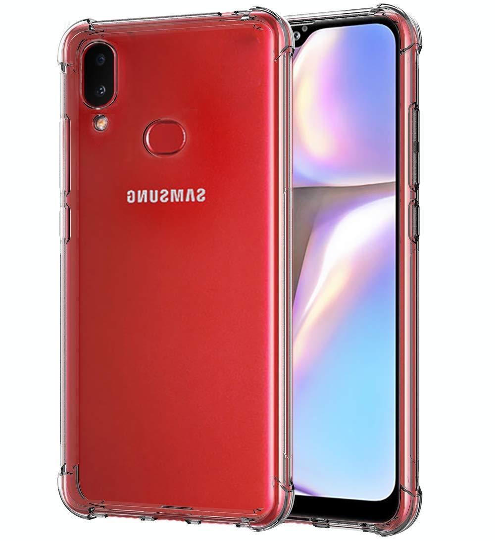 AntiShock Clear Back Cover Soft Silicone TPU Bumper case for Samsung A10s