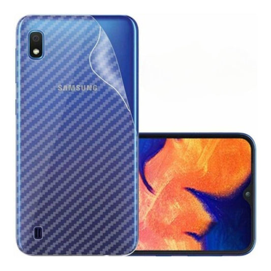 Samsung A10 carbon Back Clear Skin Sticker