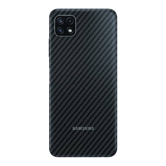 Samsung A22 5G carbon Back Clear Skin Sticker