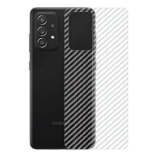 Samsung A72 carbon Back Clear Skin Sticker