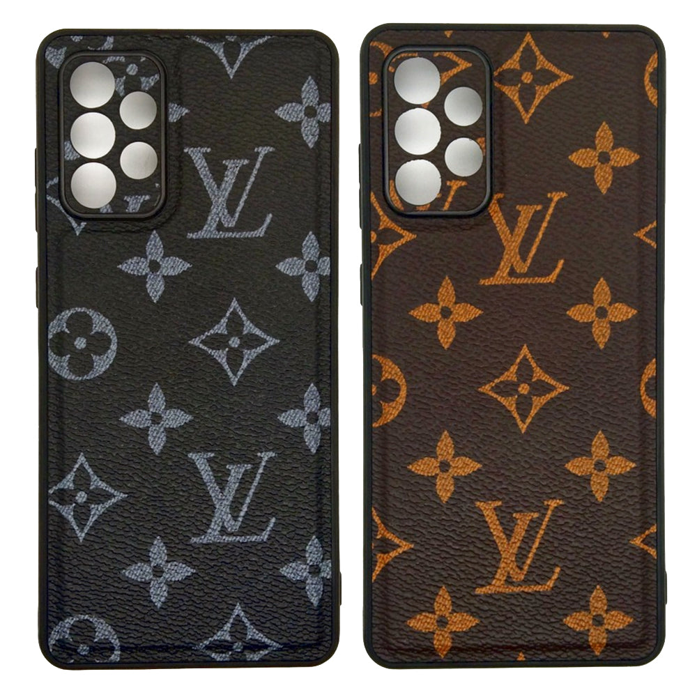 LV Case High Quality Perfect Cover Full Lens Protective Rubber TPU Case For Samsung A72