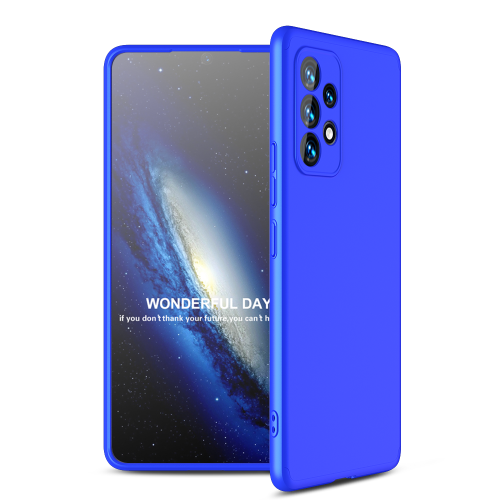 LEEKA Samsung A53 Full 3in1 Cover 360º Shockproof Armour Hard Matte PC Case