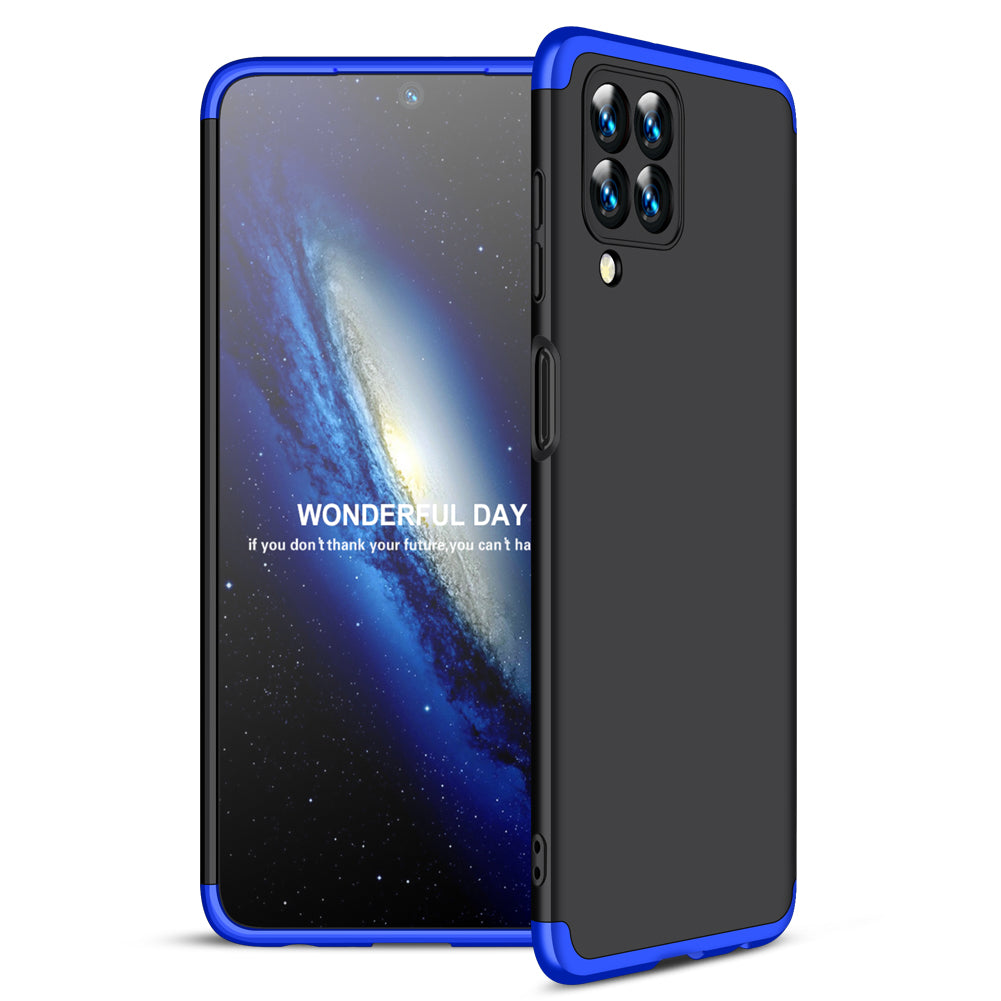 LEEKA Samsung M33 Full 3in1 Cover 360º Shockproof Armour Hard Matte PC Case