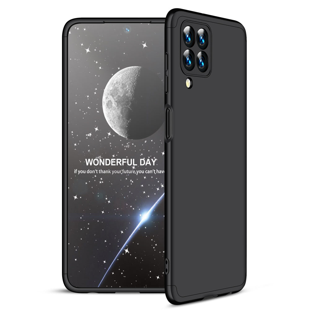 LEEKA Samsung M33 Full 3in1 Cover 360º Shockproof Armour Hard Matte PC Case
