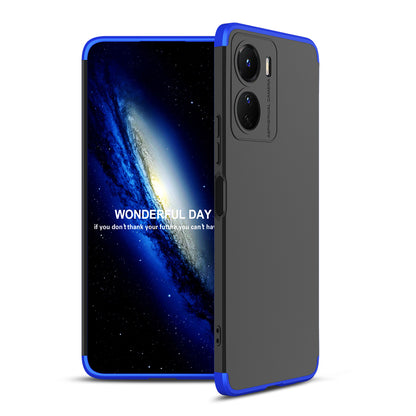 LEEKA Vivo Y16 Full 3in1 Cover 360º Shockproof Armour Hard Matte PC Case