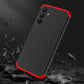 LEEKA Samsung A15 Full 3in1 Cover 360º Shockproof Armor Hard Matte PC Case