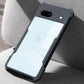 Google Pixel 6A Shockproof Matte Black Border Aly Camera lens Protection back cover Case