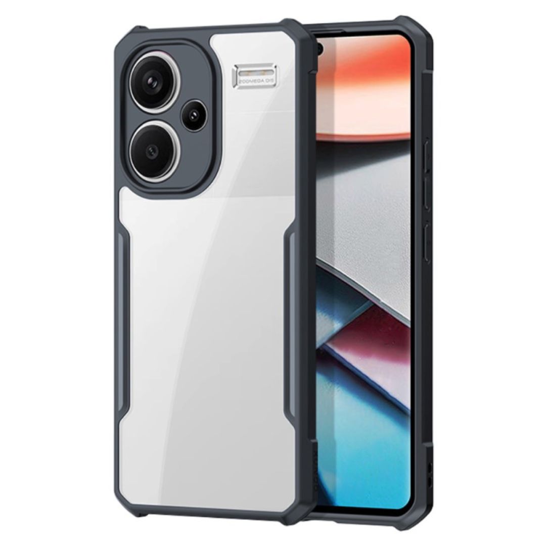 Redmi Note 13 Pro Plus Shockproof Matte Black Border Aly Camera lens Protection back cover Case