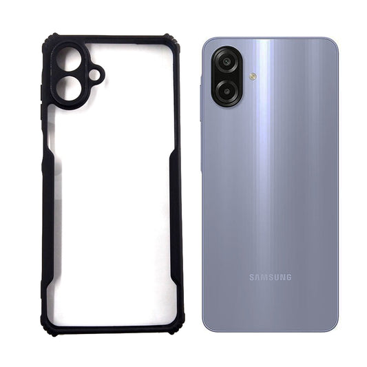 Samsung A07 case Matte Black Back Cover Soft Silicone TPU Bumper case
