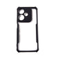 infinix Hot 30i case Matte Black Back Cover Soft Silicone TPU Bumper case