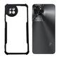 itel S23 case Matte Black Back Cover Soft Silicone TPU Bumper case