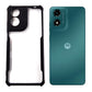 Motorola G04s case Matte Black Back Cover Soft Silicone TPU Bumper case