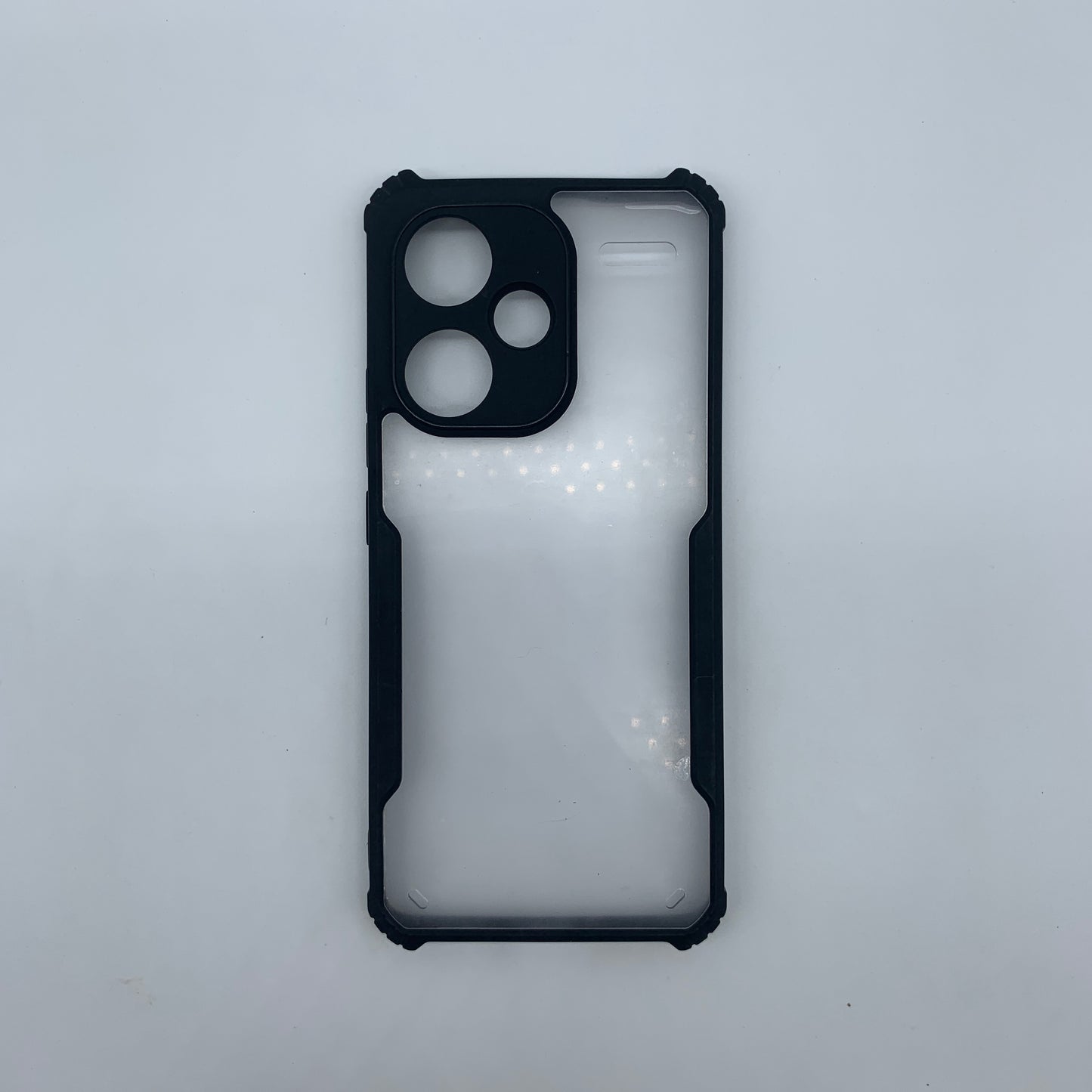 Redmi Note 13 Pro Plus Shockproof Matte Black Border Aly Camera lens Protection back cover Case