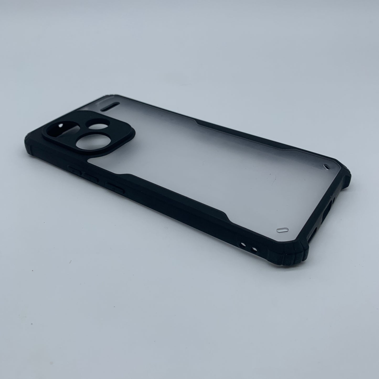 Redmi Note 13 Pro Plus Shockproof Matte Black Border Aly Camera lens Protection back cover Case