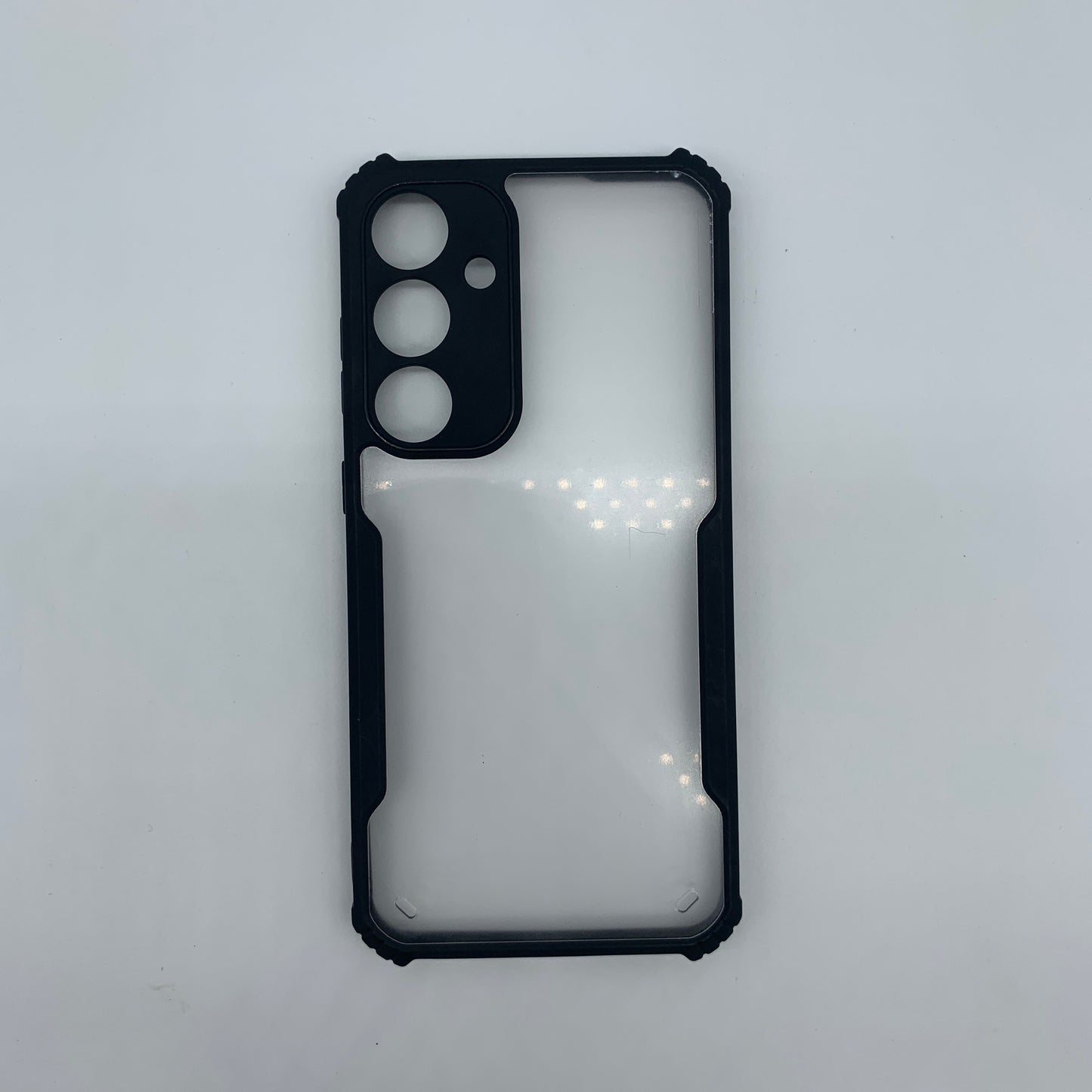 Samsung S24 Plus Shockproof Matte Black Border Aly Camera lens Protection back cover Case