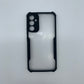 Samsung A34 Shockproof Matte Black Border Aly Camera lens Protection back cover Case