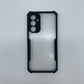 Samsung A54 Shockproof Matte Black Border Aly Camera lens Protection back cover Case