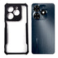 Tecno Spark 20C case Matte Black Back Cover Soft Silicone TPU Bumper case