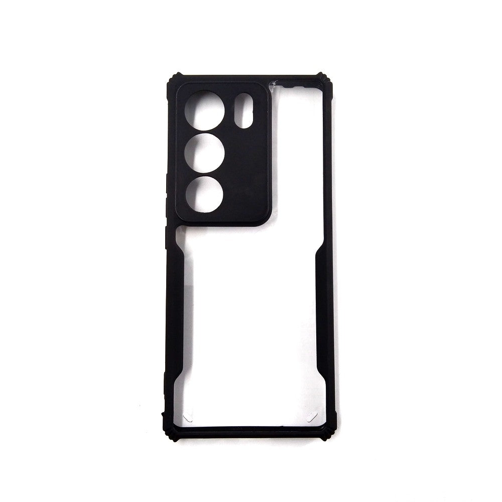 Vivo V29 case Matte Black Back Cover Soft Silicone TPU Bumper case